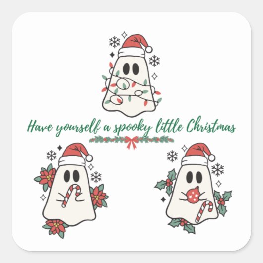 Haben Sie sich selbst ein wunderbares kleines Weih Quadratischer Aufkleber (Vorderseite)