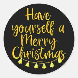 HABEN SIE SICH SELBST EINE KLEINE KRISTMAS RUNDER AUFKLEBER