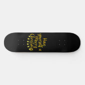 HABEN SIE SICH SELBST EINE KLEINE KRISTMAS SKATEBOARD (Horizontal)