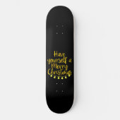 HABEN SIE SICH SELBST EINE KLEINE KRISTMAS SKATEBOARD (Vorderseite)