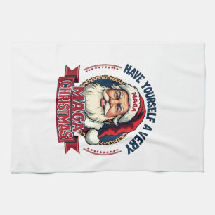 Haben Sie sich selbst eine Maga Weihnachten Trump  Geschirrtuch