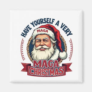 Haben Sie sich selbst eine Maga Weihnachten Trump  Magnet