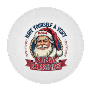 Haben Sie sich selbst eine Maga Weihnachten Trump  Schneidebrett