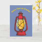 Haben Sie Spaß Lager-an der roten Karte (Gelbe Blume)