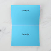 Haben Sie Spaß mit einem Delphin (Schablone 2) Karte (Innenseite)