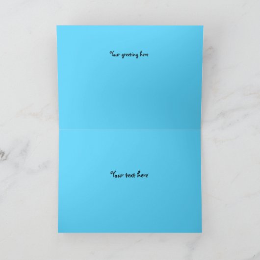 Haben Sie Spaß mit einem Delphin (Schablone 2) Karte (Innenseite)