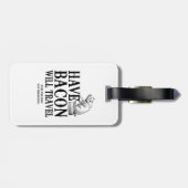 Haben Sie Speck reist Gepäckanhänger (Rückseite horizontal)