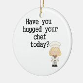 Haben Sie umarmt Ihrem Koch (weiblich) Keramikornament (Links)