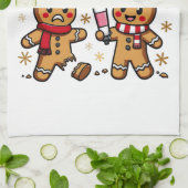 Haben Sie versucht, es lustig Gingerbrot nähren Geschirrtuch (Gefaltet)