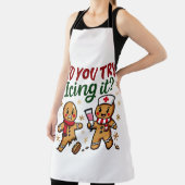 Haben Sie versucht, es lustig Gingerbrot nähren Schürze (InSitu)