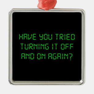 Haben Sie versucht, es mit Unterbrechungen zu Silbernes Ornament