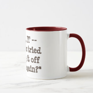 Haben Sie versucht, es mit Unterbrechungen zu Tasse
