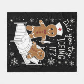 Haben Sie versucht, es Schule Krankenschwester Wei Fleecedecke (Vorderseite (Horizontal))