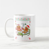 Haben Sie versucht, es Weihnachten Lebkuchen Ugly  Kaffeetasse (Links)