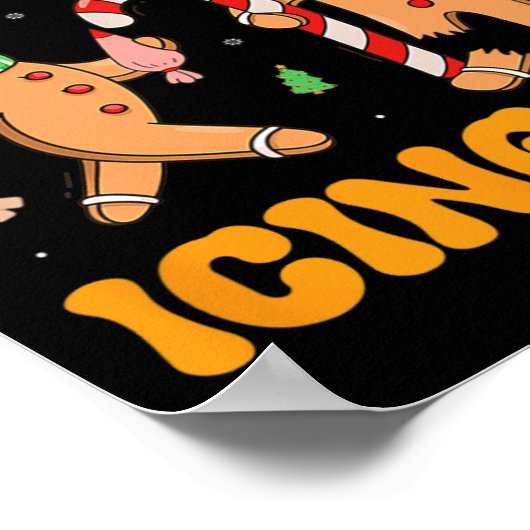 Haben Sie versucht, es Weihnachts Lebkuchen Nurse  Poster (Ecke)