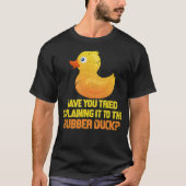 Haben Sie versucht, es zu erklären Computer schwar T-Shirt (Vorderseite)