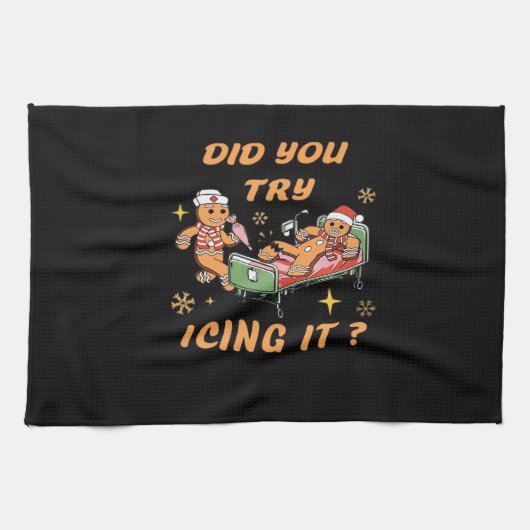 Haben Sie versucht, es zu imitieren, Weihnachten, Geschirrtuch (Horizontal)