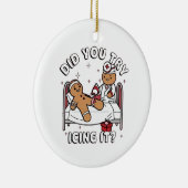 Haben Sie versucht, es zu sinken Lebkuchen nähren Keramik Ornament (Rechts)