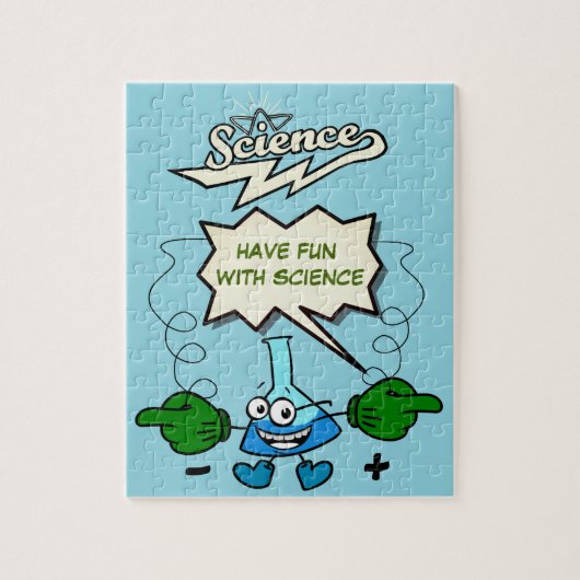 Haben Spaß mit dem Wissenschaftsrätsel Puzzle (Vertikal)