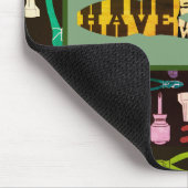 Haben Squeezy Hammer wird Retro reisen Mousepad (Ecke)