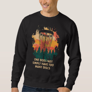 Haben zu viele Festplatten Golf Spaß Golfer 3 Sweatshirt