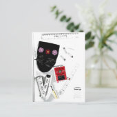 Haberdashery Postkarte (Stehend Vorderseite)