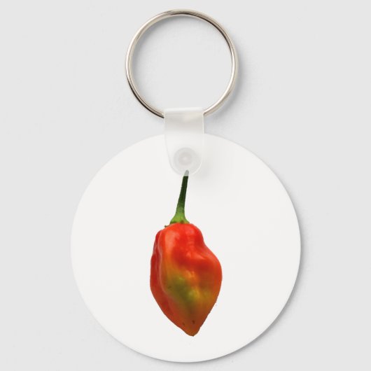 Habernero Single Pepper Fotograf Schlüsselanhänger (Vorderseite)