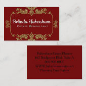 Habersham Royal Simplizität Visitenkarte (Vorne/Hinten)