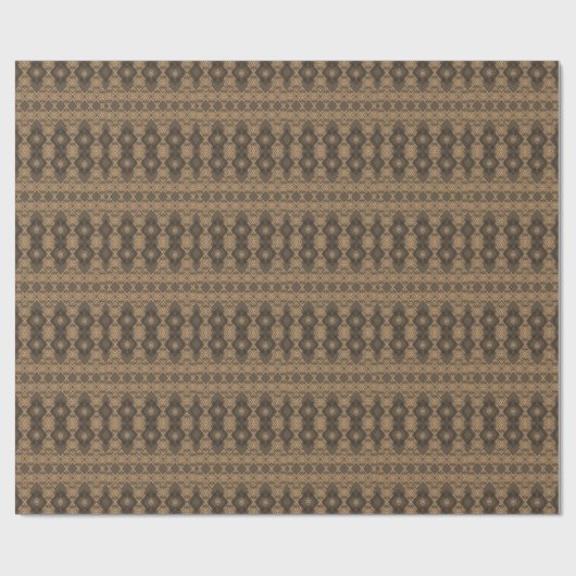 Habesha Tibeb geometrisches Muster Geschenkpapier (Flach)