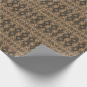 Habesha Tibeb geometrisches Muster Geschenkpapier (Ecke)