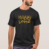 HABIBI Arabisches Sprichwort Funny Niedlich Graphi T-Shirt (Vorderseite)