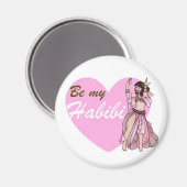 Habibi-Bauchtänzer Magnet (Vorderseite/Rückseite)