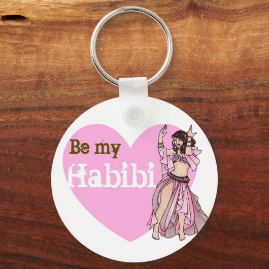 Habibi-Bauchtänzer Schlüsselanhänger (Vorderseite)