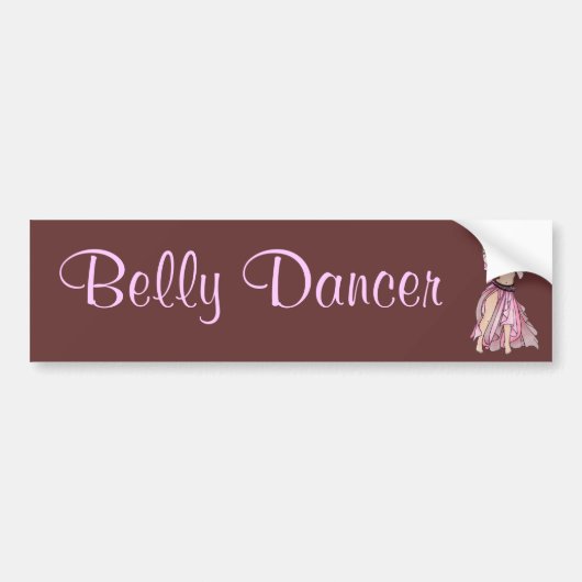 Habibi Bellydance Sticker Autoaufkleber (Vorne)