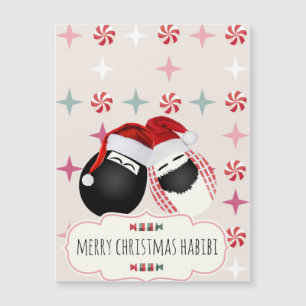 Habibi Eggs Magnet-Weihnachtskarte Magnetkarte