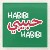 Habibi Glasuntersetzer (Vorderseite)