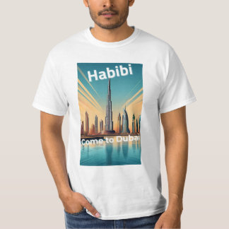 Habibi kommt nach Dubai - Dubai Skyline T-Shirt