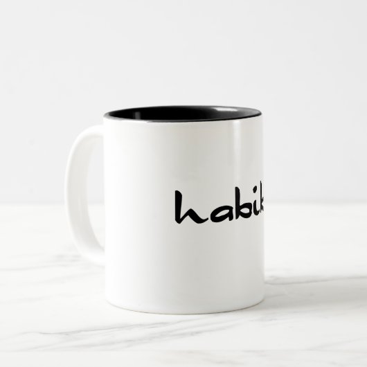 habibi zweifarbige tasse (Vorderseite Links)