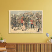 Habibullah Kahn Emir von Afghanistan Leinwanddruck (Insitu (Wohnzimmer))