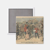 Habibullah Kahn Emir von Afghanistan Magnet (Vorderseite/Rückseite)