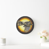 Habicht Feuer Runde Wanduhr (Zuhause)