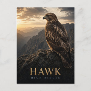 Habicht Hohe Kämme Wildtier TIER Postkarte