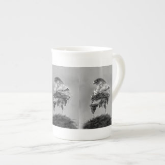 Habicht-Kaffeetasse Porzellantasse