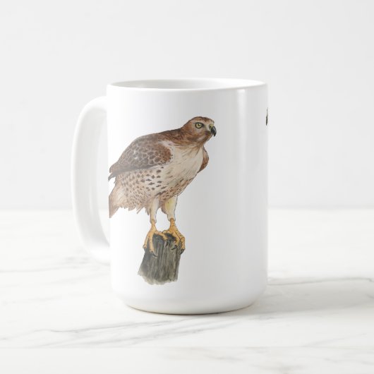 Habicht-Tasse Kaffeetasse (Vorderseite Links)
