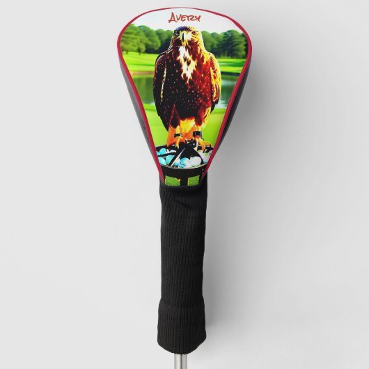 Habicht Tierführer Golf Headcover (Vorderseite)