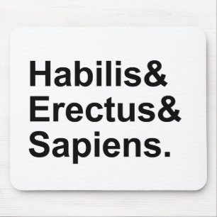 Habilis Erectus Sapiens Mitglieder der Gattung H Mousepad