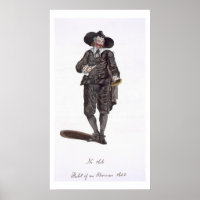Habit of a Oliverian, 1650 (Gravieren)