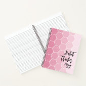 Habit Tracker Blush Pink Notizblock (Innenseite)