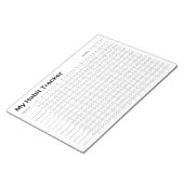 Habit Tracker Notizblock (angewinkelt)