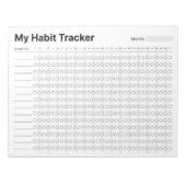 Habit Tracker Notizblock (Vorderseite)